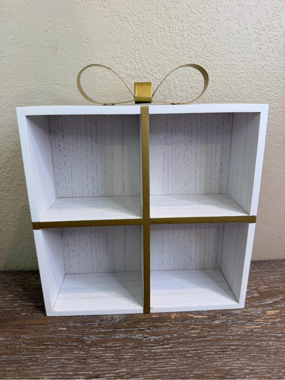 Target Bullseye Playground Christmas Gift Box and Bow Decor Shelf Presents